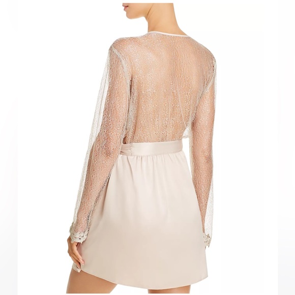 Flora Nikrooz Showstopper Charmeuse Cover-Up Robe - Picture 2 of 6